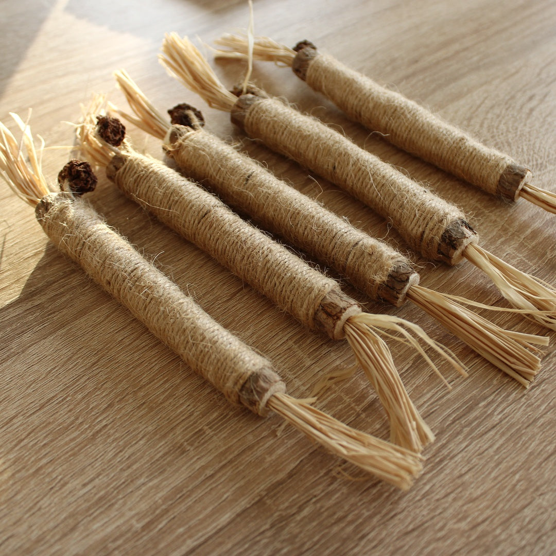 Matatabi sticks | 100% natuurlijk speelgoed | Kattenstijl