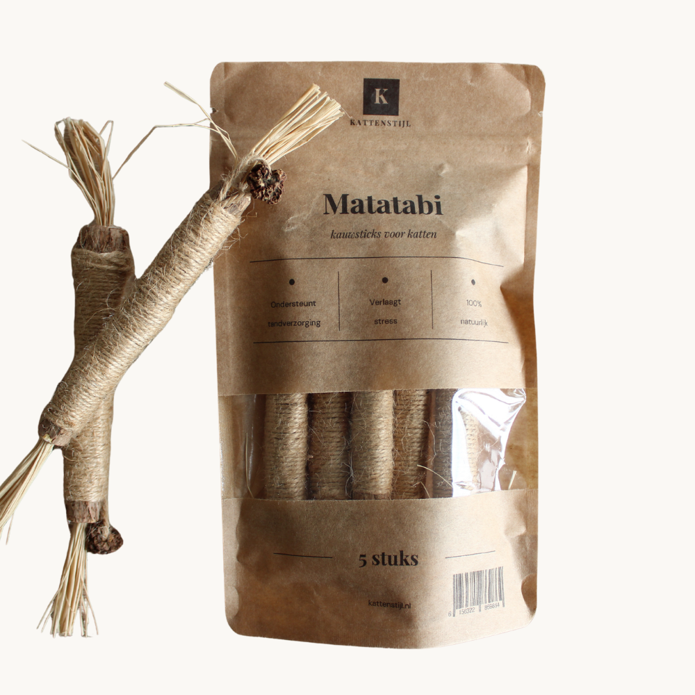 Matatabi sticks | 100% natuurlijk speelgoed | Kattenstijl