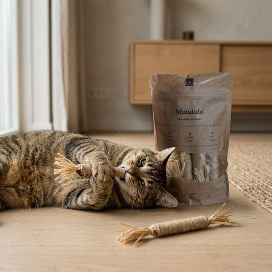 Matatabi sticks | 100% natuurlijk speelgoed | Kattenstijl