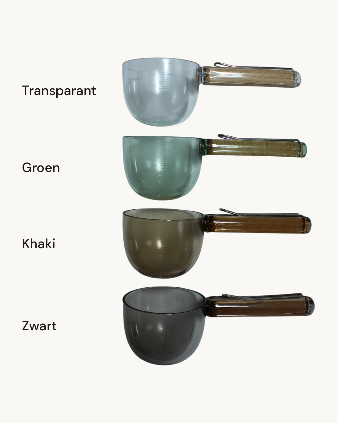 Voerschep kat | Maatschep met zaksluiting en houten handvat | Kattenstijl