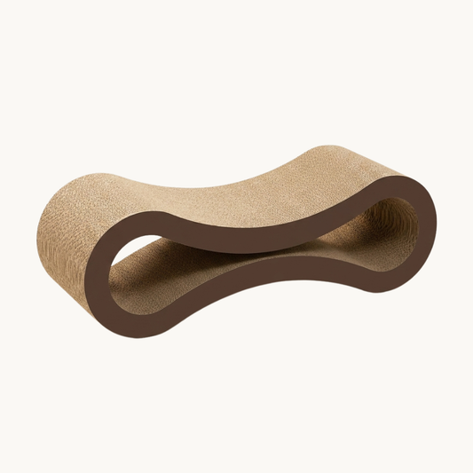Krabkarton Lounge — Design Krabmeubel voor jouw kat
